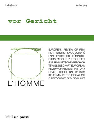 cover image of vor Gericht